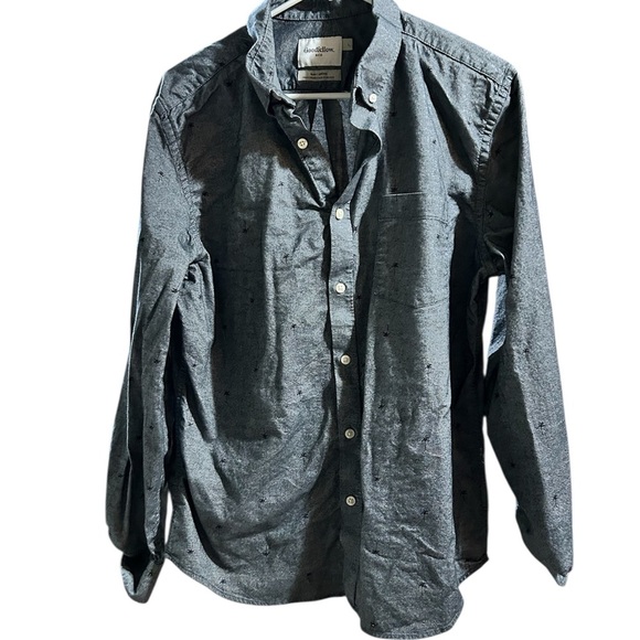 Goodfellow & Co Gray Casual Button Down Shirt size Large. - Picture 2 of 7